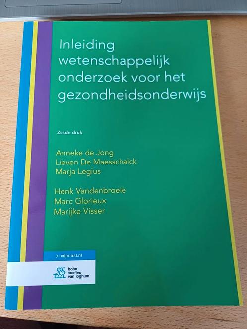 Inleiding wetenschappelijk onderzoek voor het gezondheidsond, Boeken, Wetenschap, Nieuw, Ophalen of Verzenden
