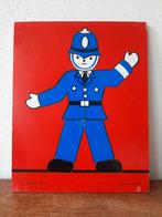 Vintage houten puzzel Politieagent EJ Arnold Leeds