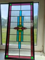 4 NIEUW glas in lood in isoglas  bovenlichten, Ophalen, Gevelraam of Ruit, Minder dan 80 cm, Minder dan 80 cm