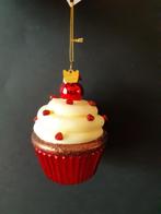 Kerstcupcake met hartjes kerstornament Kurt S. Adler, Diversen, Kerst, Verzenden, Nieuw