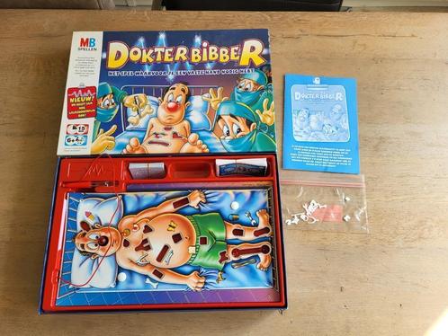 spel Dokter Bibber, Hobby en Vrije tijd, Gezelschapsspellen | Bordspellen, Gebruikt, Een of twee spelers, Ophalen of Verzenden