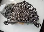 Verzilverde antieke servethouder art nouveau, Ophalen, Zilver