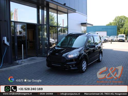 Ford Transit Courier 1.0 Trend mpv pkw airco elek pakket ach, Auto diversen, Schadeauto's, Handgeschakeld, Benzine, MPV, Zwart