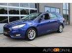 Ford FOCUS Wagon 1.0 Lease Edition 125 Pk Navigatie, LM, 65 €/maand, Stof, Gebruikt, Blauw