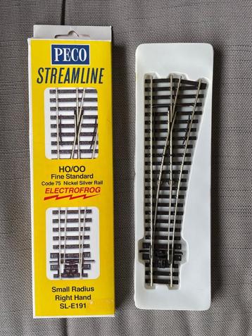 Peco standaard wissel SL-E191 nieuw H0 beschikbaar voor biedingen