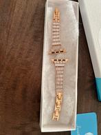 Stijlvolle Apple Watch Band met swarovski Strass, Staal, Nieuw, Ophalen of Verzenden, Goud
