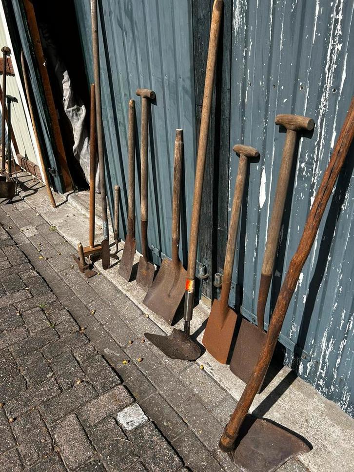 Brocant hand en tuingereedschap, Tuin en Terras, Hand-tuingereedschap, Gebruikt, Overige soorten, Ophalen