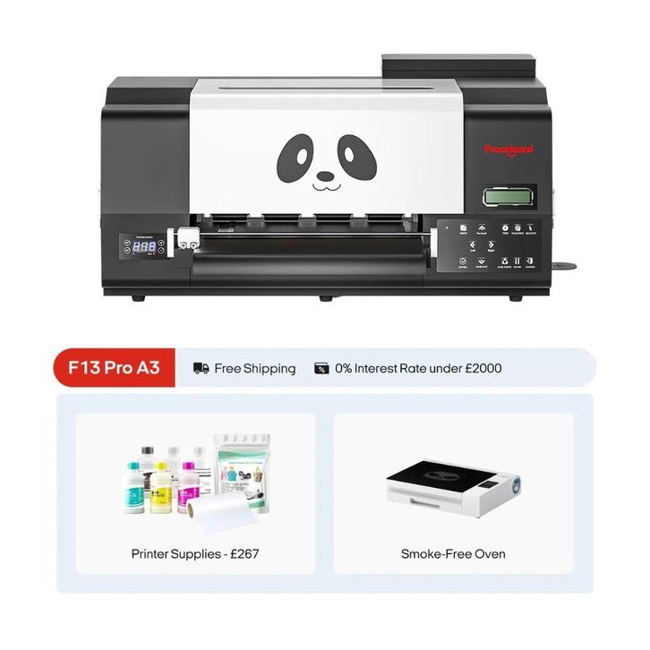 Procolored Panda F13 Pro DTF printer with Oven & Extra head, Computers en Software, Printers, Zo goed als nieuw, Ophalen