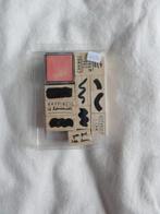 Houten stempelset Diana Leeflang, Ophalen of Verzenden, Nieuw, Houten stempel