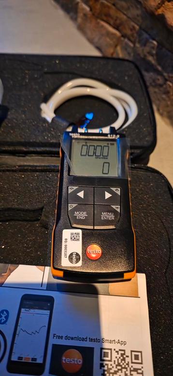 testo 512-2 drukverschilmeter incl. extra beschermhuls beschikbaar voor biedingen