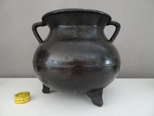Vroege bronzen grape of kookpot - 15e eeuw, Antiek en Kunst, Antiek | Koper en Brons, Brons, Ophalen of Verzenden