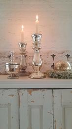 Boerenzilver armeluiszilver (nuzzelspul), Ophalen of Verzenden, Glas