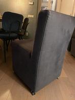 Grijze eetkamerstoelen (4 voor 60 euro), Gebruikt, Stof, Ophalen of Verzenden