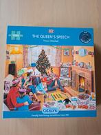 Gibsons puzzel The Queen's Speech, Verzenden, 500 t/m 1500 stukjes, Zo goed als nieuw