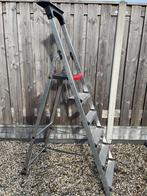 Altrex Double Decker Huishoudtrap - 6 Treden, Doe-het-zelf en Verbouw, Ladders en Trappen, Ophalen, Trap, Zo goed als nieuw, Opvouwbaar of Inschuifbaar