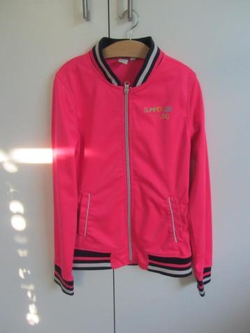 Roze trainingsjack maat 146-152 beschikbaar voor biedingen