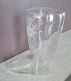 Mooi glas (Stiefel / laars) met edelweiss - zie foto's, Antiek en Kunst, Ophalen of Verzenden
