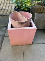 Roze Plantenbakken Set, Ophalen, Overige materialen, Gebruikt, Minder dan 60 cm