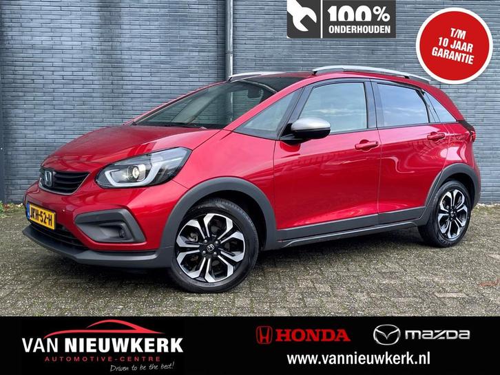 HONDA Jazz 1.5 e:HEV 109pk Hybrid Automaat Crosstar | Naviga, Auto's, Honda, Bedrijf, Te koop, Jazz, ABS, Achteruitrijcamera, Adaptive Cruise Control