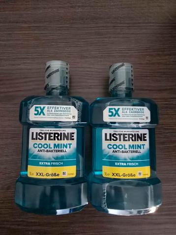 2x Listerine Cool Mint (Gesealed) beschikbaar voor biedingen