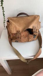 Leren tas Aunts and Uncles, Ophalen of Verzenden, Zo goed als nieuw, Bruin, Aktetas of Boekentas