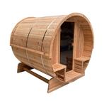 Barrelsauna TR170 | 2‑pers | Red Cedar | v.a. €3.495, Sport en Fitness, Sauna, Info@sunspahetgooi.nl, Loodijk 24A, Sunspa Benelux