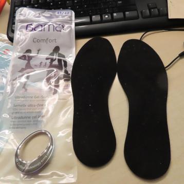 4 paar(dunne) inlegzooltjes o.a. Bama + hakhiel beschermers beschikbaar voor biedingen