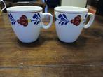 Boerenbont Boch mokken, 2st., Antiek en Kunst, Antiek | Servies los, Ophalen of Verzenden