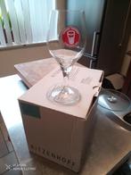 16 proefglazen Pint 15 cl met voet, Verzamelen, Ophalen, Gebruikt, Bierglas