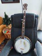 Bluegrass banjo Kasuga Deluxe, Ophalen of Verzenden, Zo goed als nieuw, 5-snarige of Bluegrassbanjo