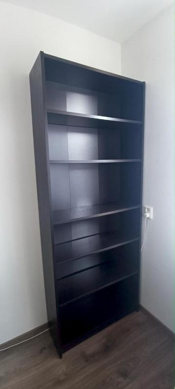 Boekenkast Ikea Billy 200x80x26 zwartbruin - afbeelding 3