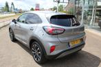 Ford Puma 1.0-125pk EcoBoost Mild-Hybrid Titanium X. Garanti, 12 maanden, Zwart, Leder en Stof, Origineel Nederlands