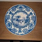 Delftsblauw Wandbord met koeien, Antiek en Kunst, Ophalen of Verzenden
