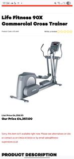 Life Fitness 90X Crosstrainer - Gebruikt, Goede Staat, Ophalen, Gebruikt, Buik, Overige typen