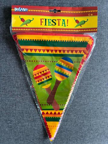 Mexico Salsa Fiesta! Vlaggenlijn 6m en 10m beschikbaar voor biedingen