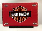 Harley Davidson metalen reclamebord / wandbord (Old Look), Verzamelen, Merken en Reclamevoorwerpen, Nieuw, Reclamebord, Ophalen of Verzenden