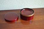 Vintage Doosje Onderzetters Gelakt 10 cm, Antiek en Kunst, Ophalen of Verzenden