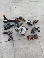 Worx 20v accu gereedschapset., Ophalen, Gebruikt
