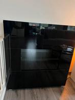 Zwart dressoir zgan, Huis en Inrichting, Ophalen, 25 tot 50 cm, Met deur(en)
