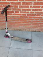 Big wheel step inklapbaar grijs paars, Ophalen of Verzenden, Gebruikt, Gewone step