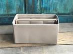 Handtas organizer wit/creme, Sieraden, Tassen en Uiterlijk, Tassen | Damestassen, Ophalen of Verzenden, Nieuw, Wit, Handtas