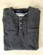 Shirt lange mouw blauw-grijs mt 146-152 H&M, Gebruikt, H&M, Ophalen of Verzenden, Shirt of Longsleeve