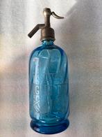 Blauwe Spuitwaterfles, Antiek en Kunst, Antiek | Glas en Kristal, Ophalen of Verzenden