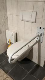 2 Toiletbeugels 76 cm, wit - inklapbaar, Huis en Inrichting, Badkamer | Complete badkamers, Ophalen, Zo goed als nieuw