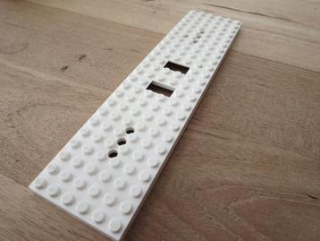 9V Rails Trein Bodemplaat Locomotief of Wagon 6x24 (Wit) beschikbaar voor biedingen