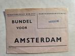 187) LABEL PTT BUNDEL VOOR AMSTERDAM  KANTOOR NAAMSTEMPEL, Postzegels en Munten, Ophalen of Verzenden, Overige thema's