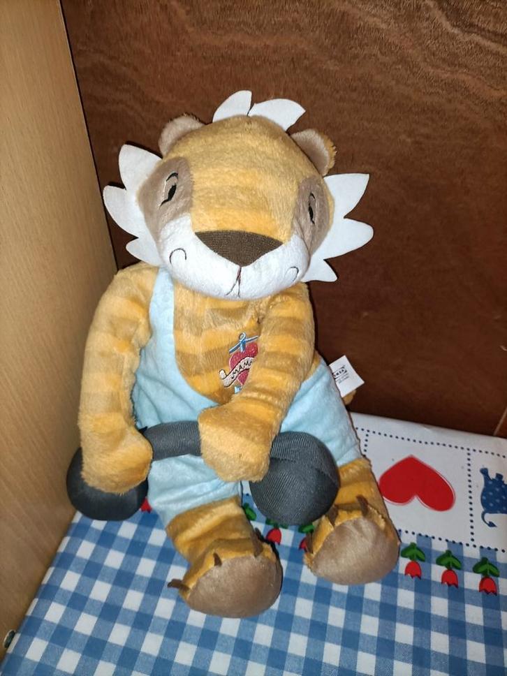 Ikea krachtpatser gewichtheffer fitness leeuw knuffel, Kinderen en Baby's, Speelgoed | Knuffels en Pluche, Zo goed als nieuw, Overige typen