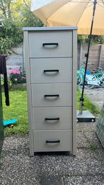 Ladenkast gebroken wit, Ophalen, 5 laden of meer, 100 tot 150 cm, 50 tot 100 cm