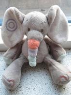 Olifant olifantje merk Nattou van Thermoscan zacht velours, Ophalen of Verzenden, Zo goed als nieuw, Olifant