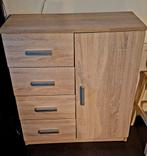 Houten kastje met lades en deur - 80x35x89cm, Ophalen of Verzenden, 25 tot 50 cm, 50 tot 100 cm